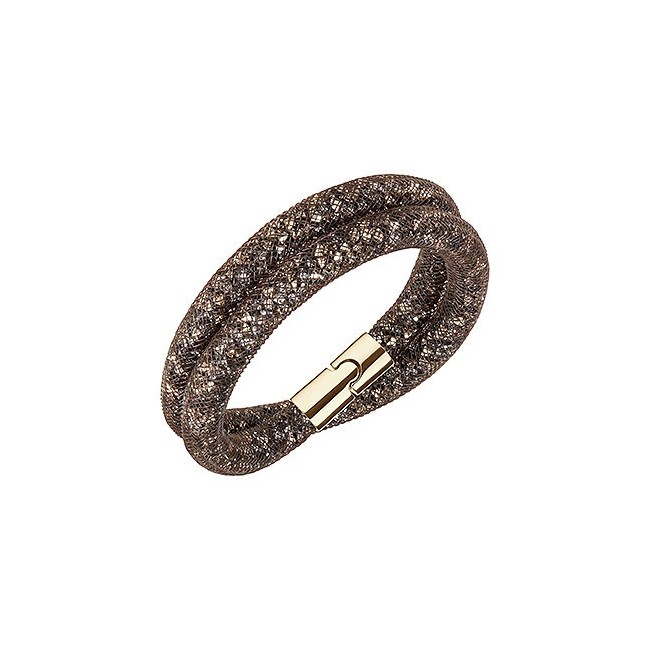 Stardust-Armband Brown Double Gold schließen S-5185872