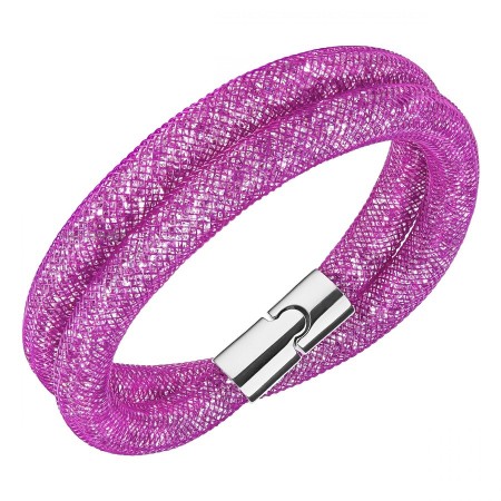 Stardust-Armband Light Purple Double Lila-Silber 5184791