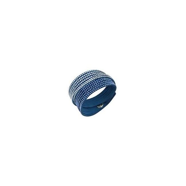 Swarovski Armband Slake in Crystal Blue Knopf Verschluss-5142964