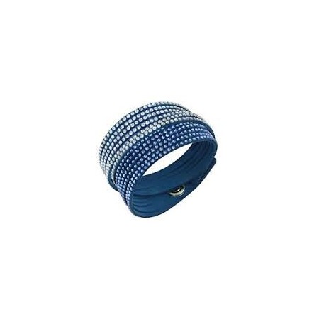 Swarovski Armband Slake in Crystal Blue Knopf Verschluss-5142964