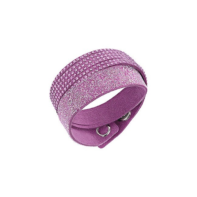 Bracciale Swarovski Slake Purple Duo chiusura bottone - 5169277