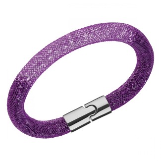 Bracciale Swarovski Stardust Purple Gradient  argento