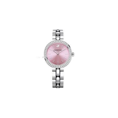 Swarovski quartz watch Daytime steel and pink - 510573