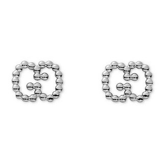 Gucci lobe earing Double G trademark motif collection Micro Boule