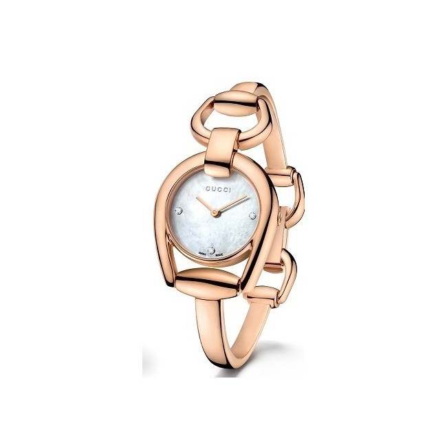 Gucci lady's Horsebit diamond watch - YA139508