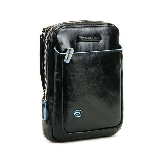 Piquadro borsello a tracolla  in pelle nera porta mini Ipad - CA3084B2/N