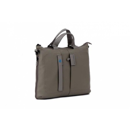 Piquadro briefcase computer Gray leather - CA1618P15/GR