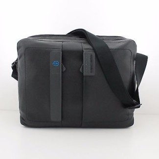 Piquadro Reporter porta pc con tasca Blue Square pelle nero - CA3370P15/N