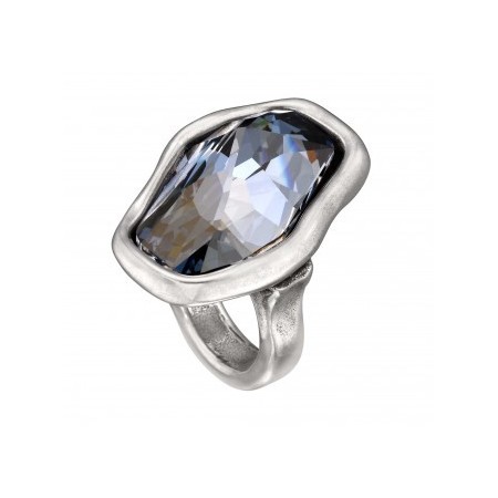 Ein Ring Flash Kollektion de50 zentrale Stein Metall