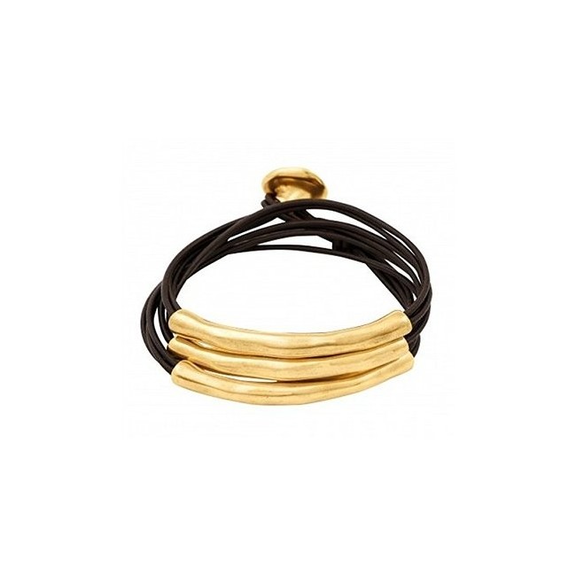 Ein Armband de50 Mann/Frau mit Haut und 23kt gold