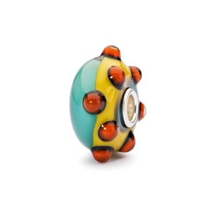 Hopeful Poppies Trollbeads  beads glass - TGLBE-10270