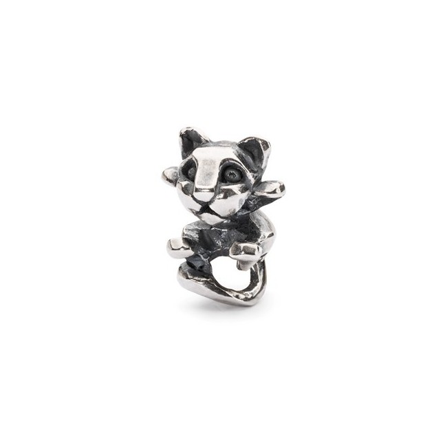 Curious Kitten Trollbeads beads silver - TAGBE-20113