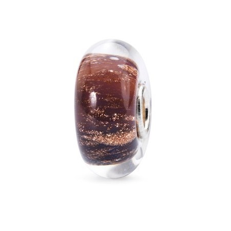 Kraftiger Sonnenuntergag Trollebeads beads glas - TGLBE-10265