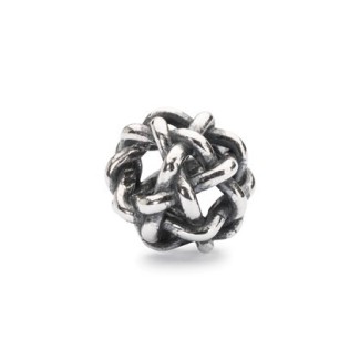 Sternenklare Nacht Trollbeads beads silber - TAGBE-10106