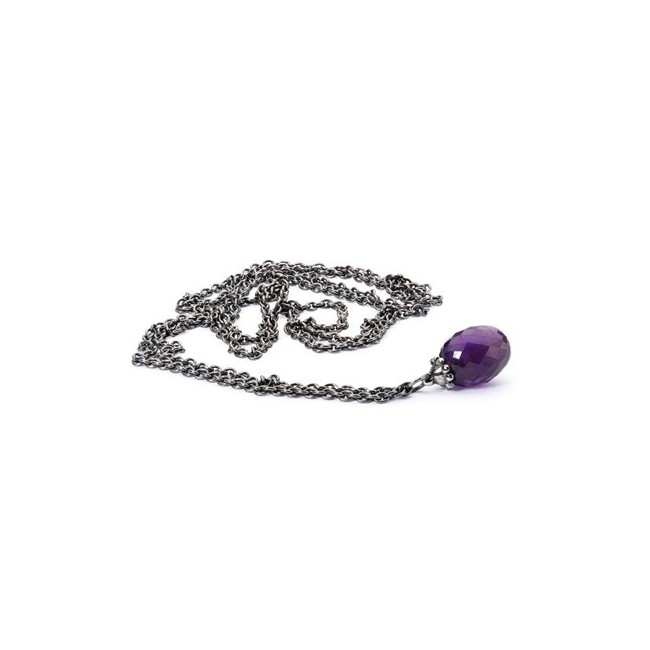 Fantasykette mit Amethyst Trollbeads silber - TAGFA-00032