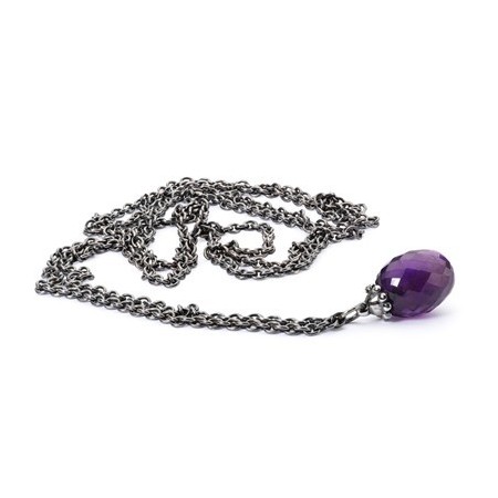 Fantasy Nacklace with Amethyst Trollbeads silver - TAGFA-00033