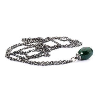 Fantasykette mit Malachit Trollbeads silver -  TAGFA-00040