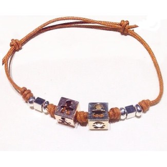 Bracciale Le Bebè con dadino femminuccia e dadido maschietto