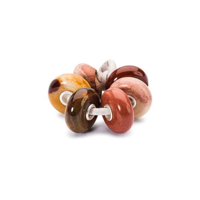 Set Diaspro Mookaite Trollbeads - TSTBE-00014