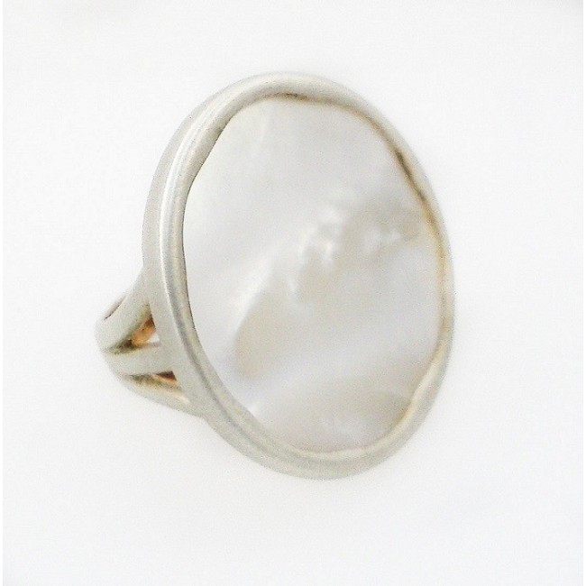 Shelley Mimi Perlmutt Ring big - AK530C8MP