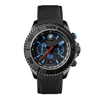 Beobachten Ice BMW Motorsport Chrono blauen und schwarzen Mann - BM.CH.KLB.BL14