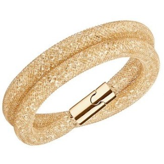 Swarovski Stardust Deluxe Bracelet gold plated New - 5184171