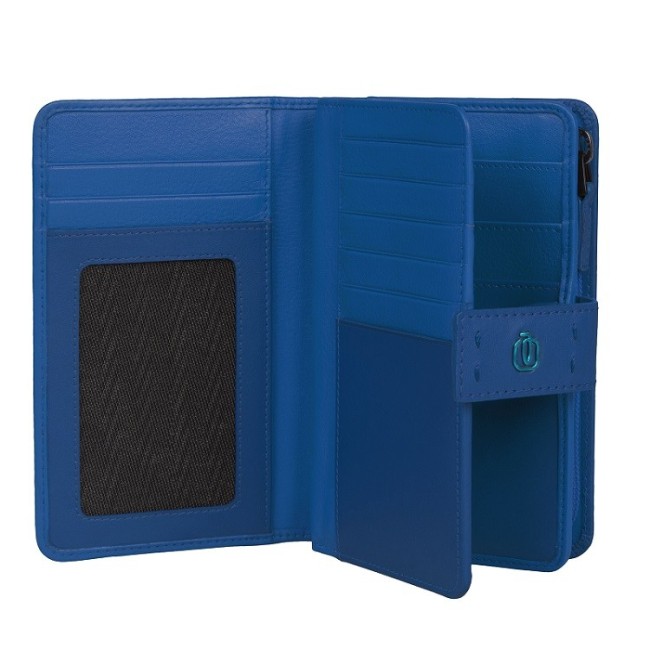 Piquadro Women's leather wallet line Pulse - PD1353P15/BLU