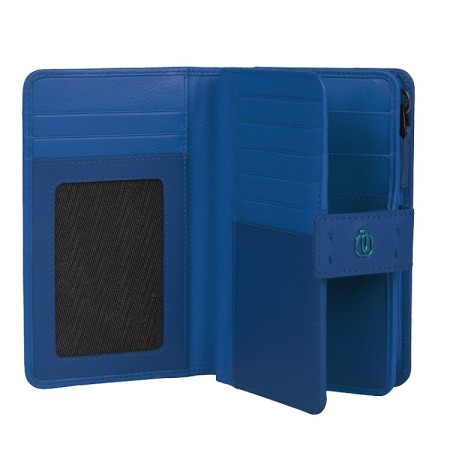 Piquadro Women's leather wallet line Pulse - PD1353P15/BLU