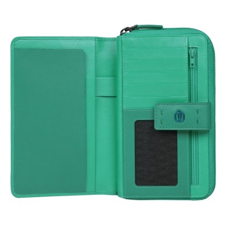 Piquadro Frauen Leder Geldbörse mit Münzfach Pulse - PD1354P15/VE2