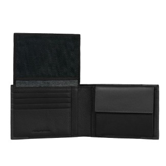 Piquadro portafoglio uomo in pelle Pulse nero - PU1392P15/N