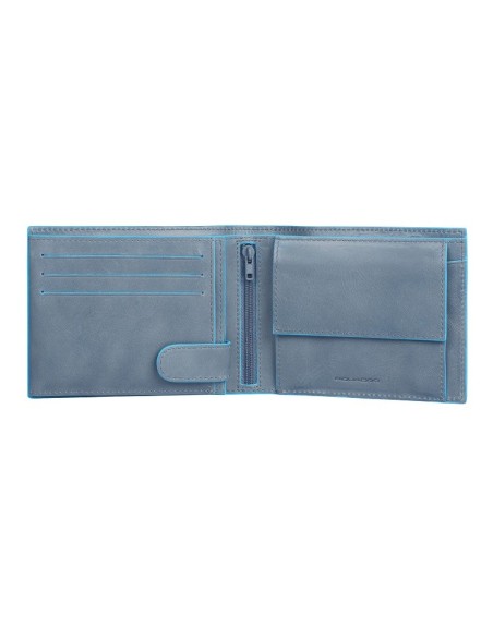 Piquadro Herrenbrieftasche mit Münzfach Blue Square - PU3436B2/GR2