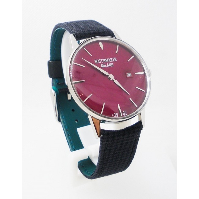 Orologio Vintage Watchmaker Milano quadrante rosso - WM.00A.04