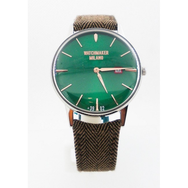 Orologio Vintage Watchmaker Milano quadrante verde - WM.00A.05