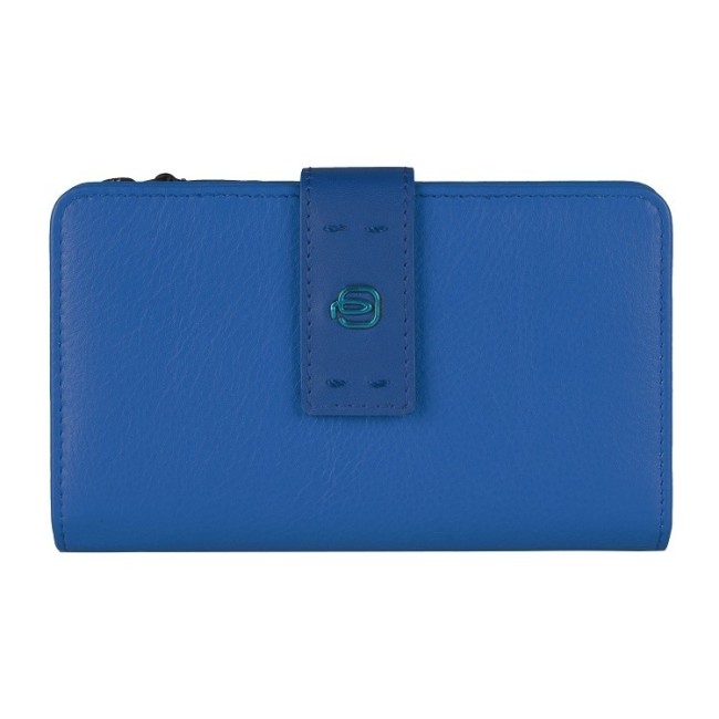 Piquadro leather women's wallet Pulse PD1353P15 BLUE/blue
