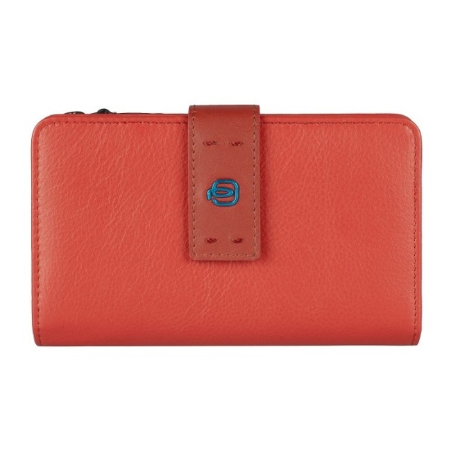 Puls-rot Leder Damen Geldbörse braun PD1353P15/R2