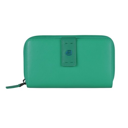 Piquadro Frauen Leder Geldbörse mit Münzfach Pulse - PD1354P15/VE2