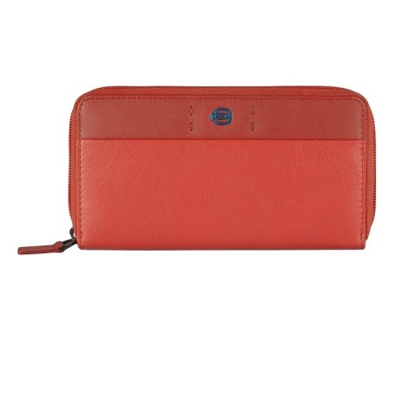 Piquadro Brieftasche Pulse Zip rot-PD3229P15/R2