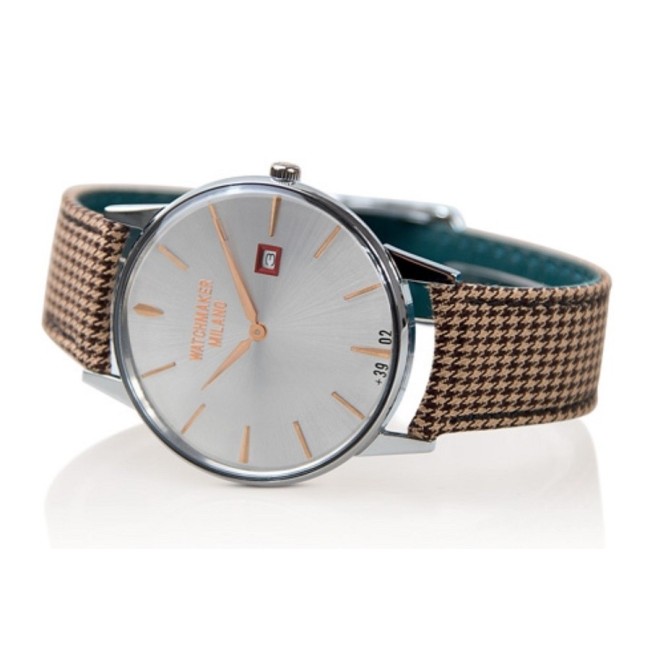 Orologio Vintage Watchmaker Milano quadrante silver gold - WM.00A.09