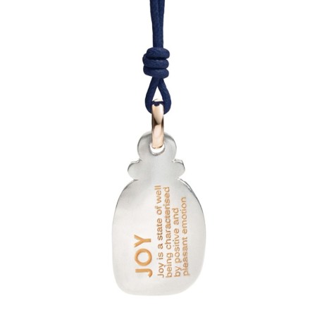 Queriot Potion charm Joy pendant Silver and Rose Gold 