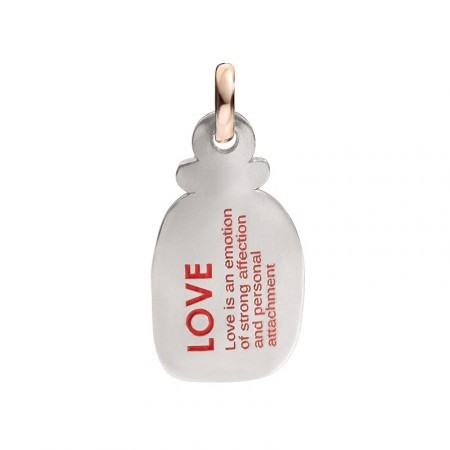 Charms Pozione Love - pendente Queriot argento e oro 9kt - F14A03P1505