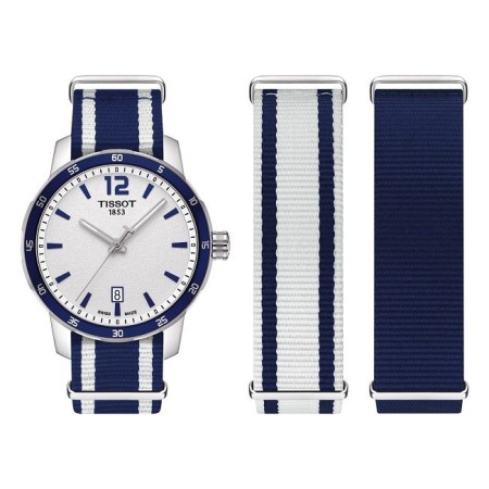Tissot Quickster Nato man's watch interchangeable strap