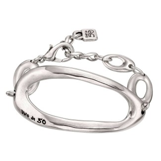 Bracciale Gravity Uno de50 motivo anelli - PUL1340MTL0000M