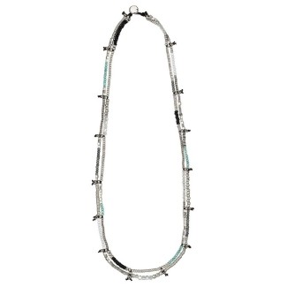 Collana Kanication Uno de50 lunga doppio filo - COL0988MTLVRD0U