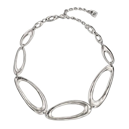 Necklace Out of orbit Uno de50 metal wheels motif- COL0936MTL0000U