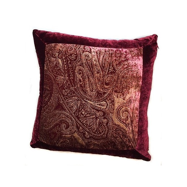 Etro Pillow with edge burgundy color