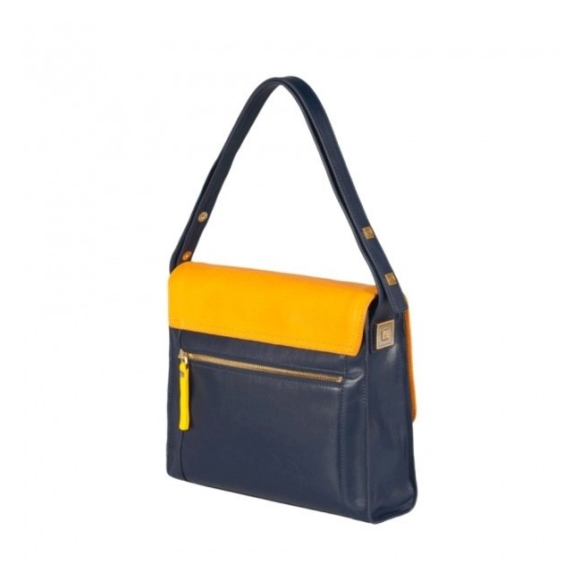 Borsetta donna con tasca frontale Aurea - BD3314SO1-BLU