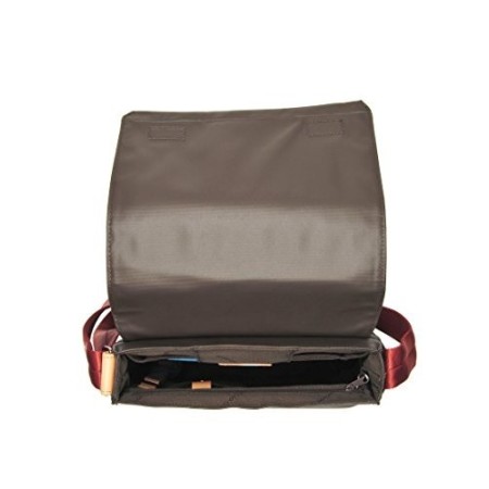 Borsello porta iPad linea Atelier tessuto testa di moro - CA2812S68/TM