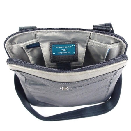 Leather bag line Vibe blue gray - CA1358VI / BGR