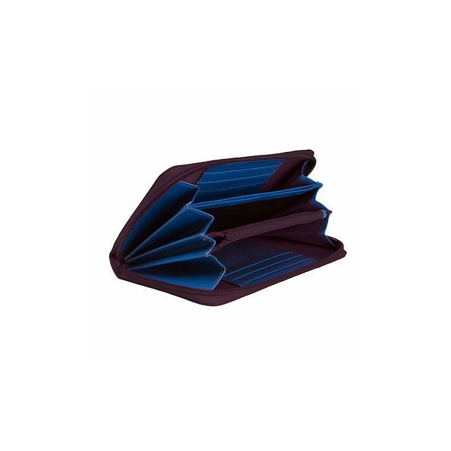 Zipper women's wallet purple- PD3229OK/VI