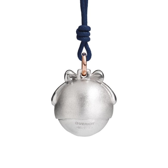 Bow Shaped Rattle Queriot silver and gold - F13A03RFIO